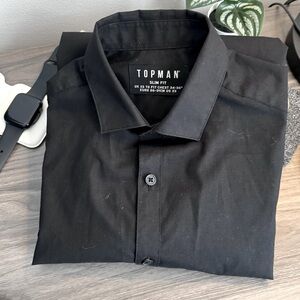 Topman slim fit button down